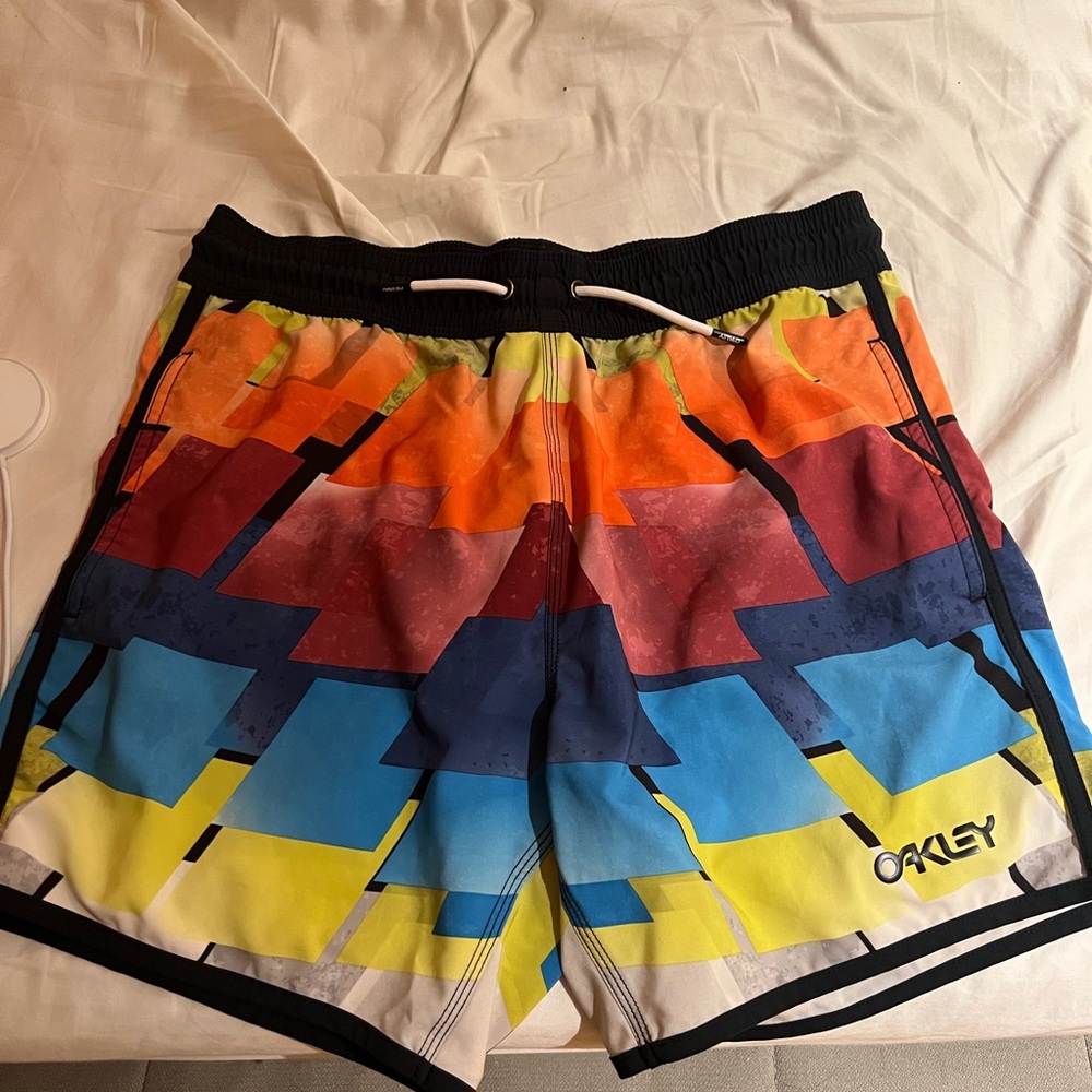 Oakley Black Custom Fit Shorts